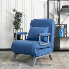 Armchair-bed BART, blue